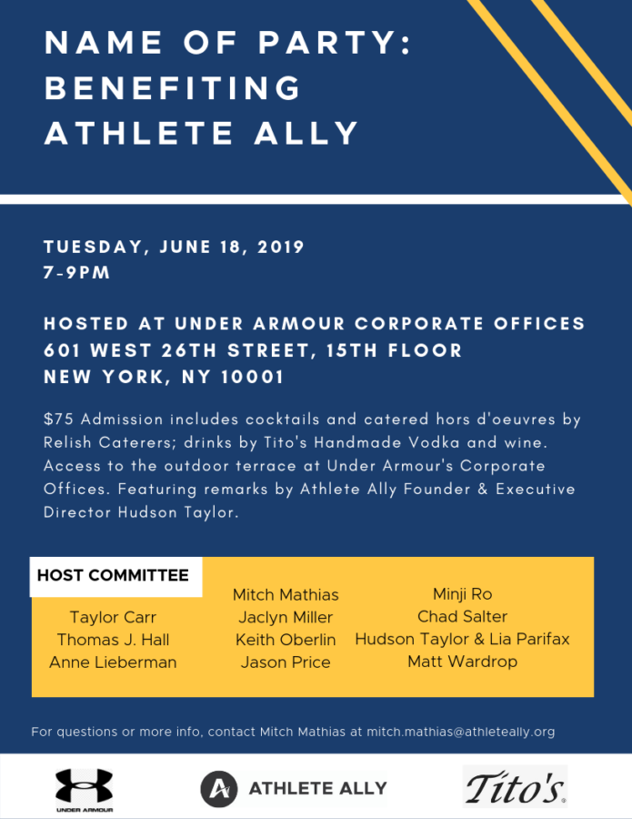 AB EVENT 2019 Athlete Ally