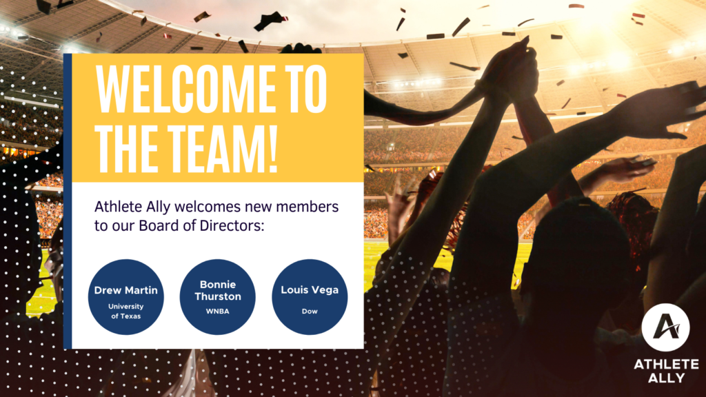 Board announcement Athlete Ally