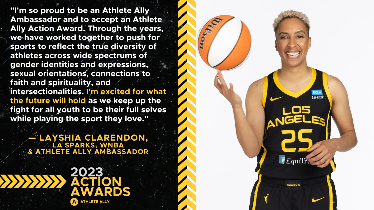 Athlete Ally Action Awards to Honor Layshia Clarendon - Athlete Ally